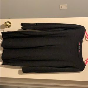 Dark grey long sleeve dress